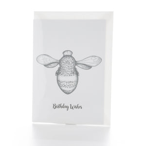 Bee Greetings Card - Birthday Wishes