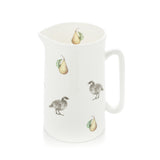 Partridge and Golden Pear Pint Jug