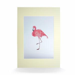 Flamingo Print