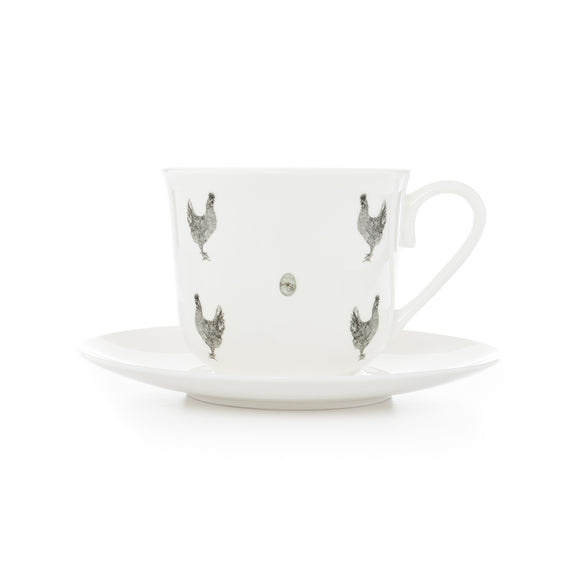 Chicken Teacup & Saucer