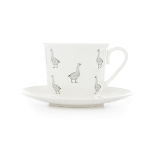 Goose Teacup & Saucer