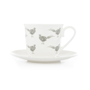 Pheasant Teacup & Saucer