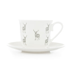 Stag Teacup & Saucer